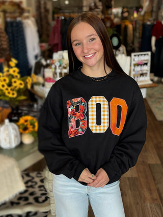 Boo Floral Sweatshirt 