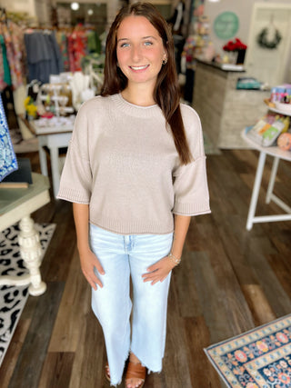 Coastal Comfort Sweater - Steel