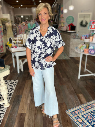 Midnight Garden Blouse