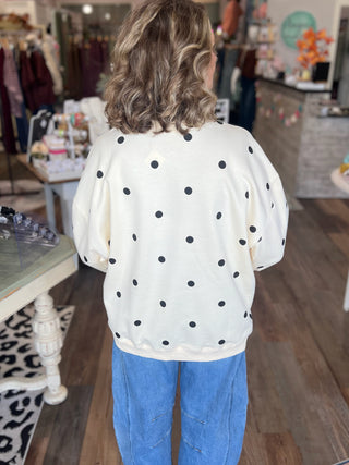 Polka Polka Dot Top