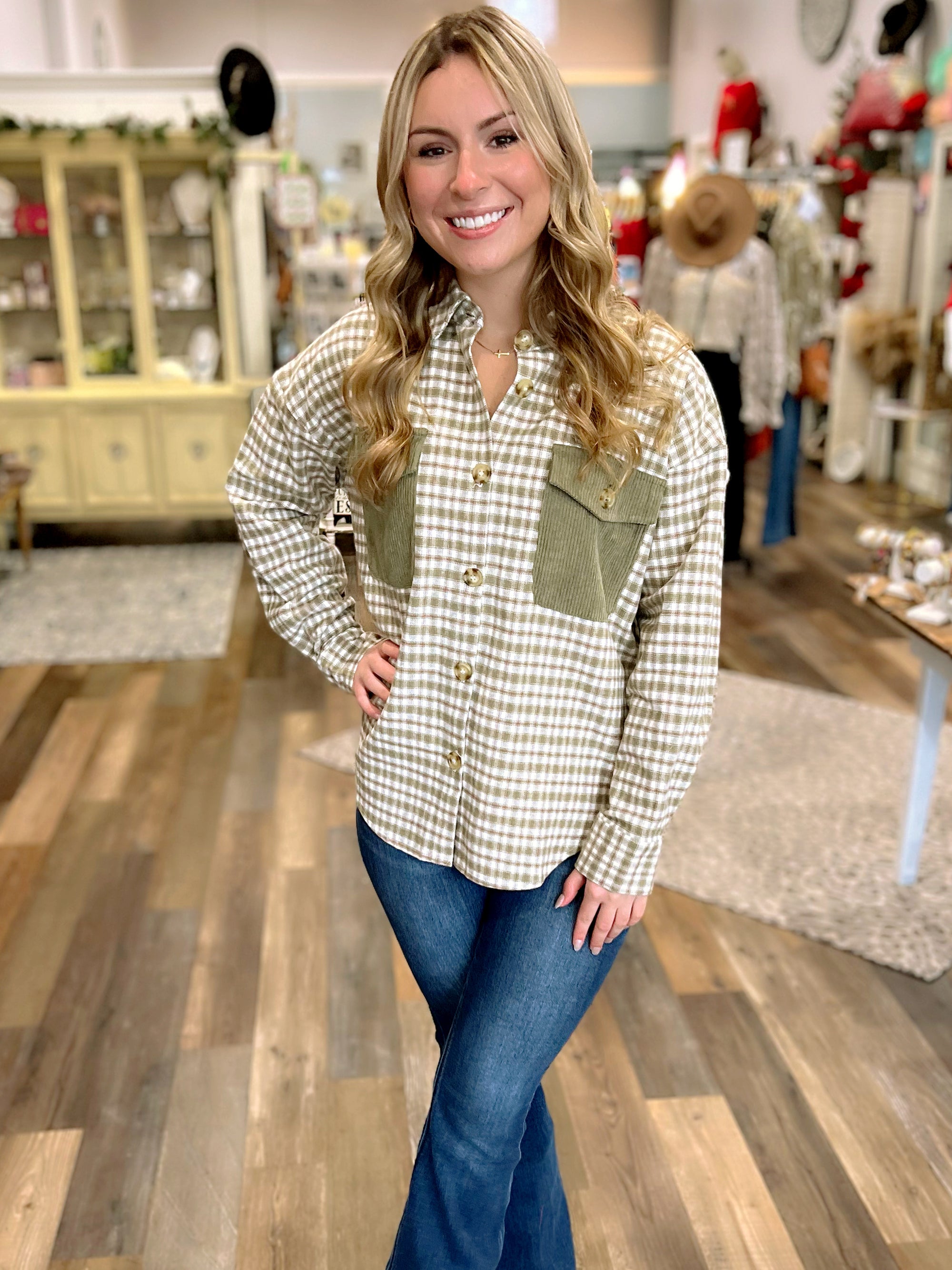 The Jessie Plaid Button Up