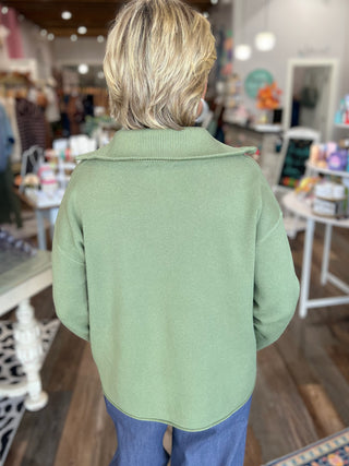 The Fireside Half-Zip Sweater