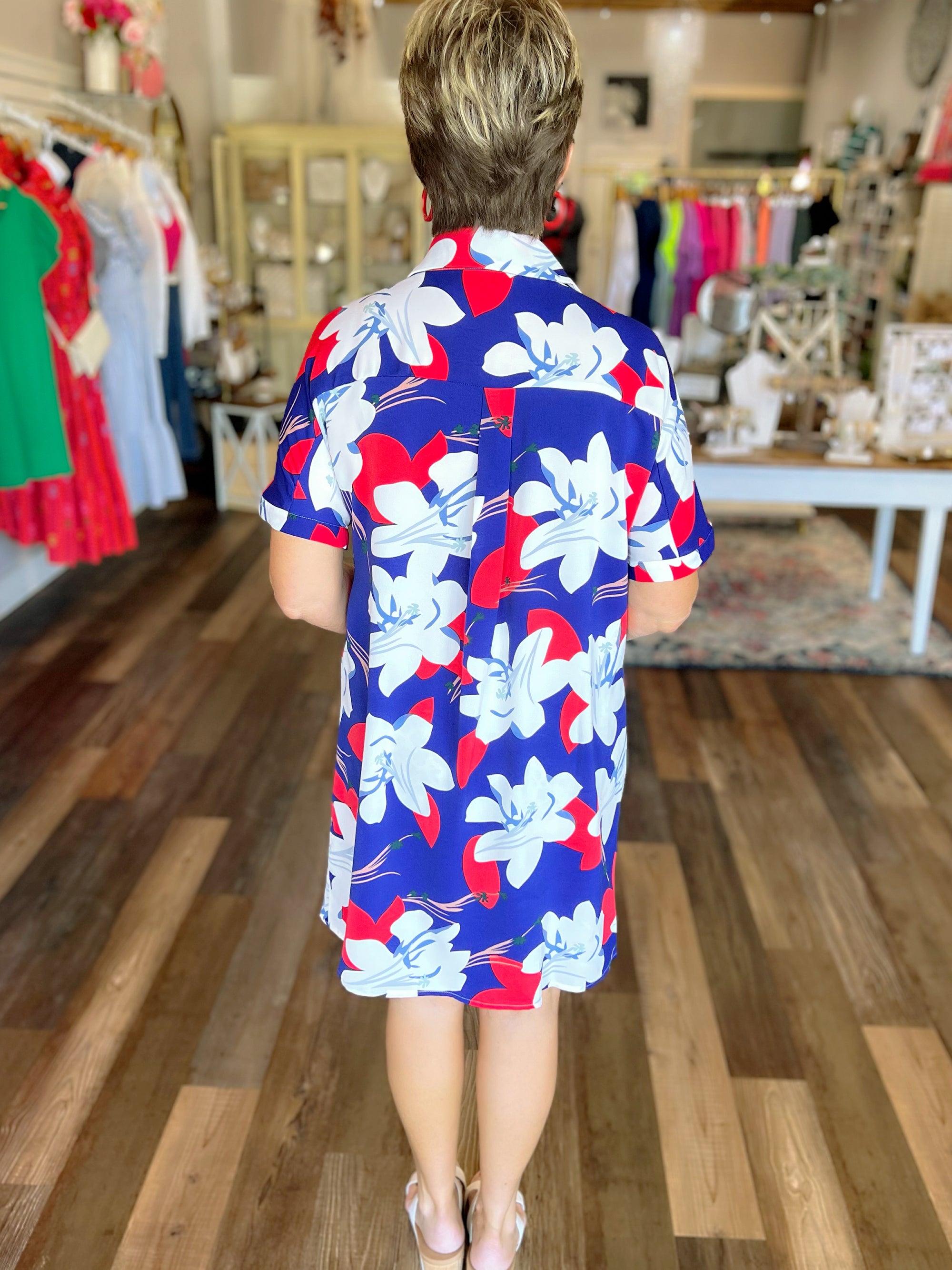 Rivah Daze Button Up Dress