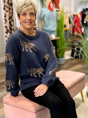 Wild About You Tiger Sweater