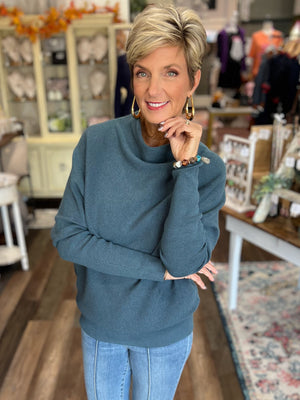 Cozy Knit Turtleneck Pullover