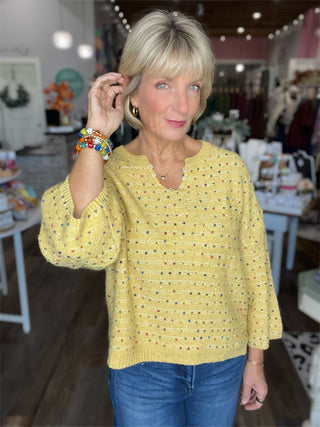 A Little Confetti Sweater.