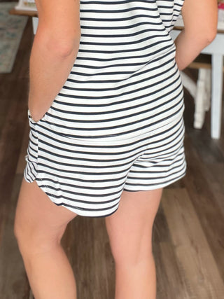 The Boardwalk Stripe Lounge Shorts