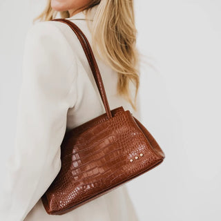 Kris Croc Embosses Shoulder Bag