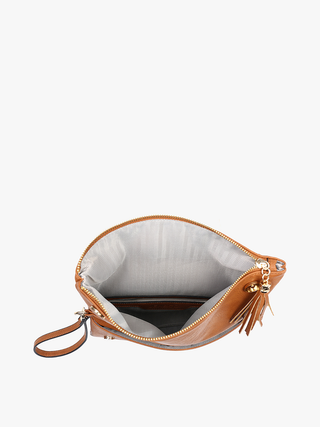 Isadora Whipstitch Crossbody w/ Tassel Zip