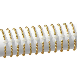 Bracelet with Shell Cross