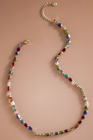Non-Tarnish Beaded Stainless Steel Necklace