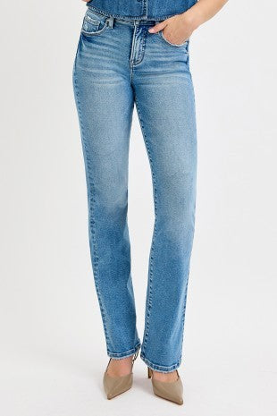 The Confidence High-Rise Straight Jeans