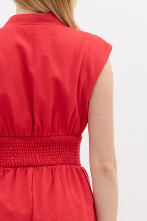So Good Jumpsuit in Red