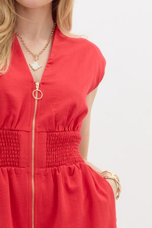 So Good Jumpsuit in Red