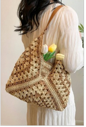 Hobo Handwoven Straw Bag