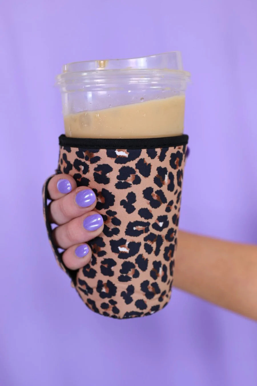 Everyday Leopard Drink Sleeves. 22-24 oz