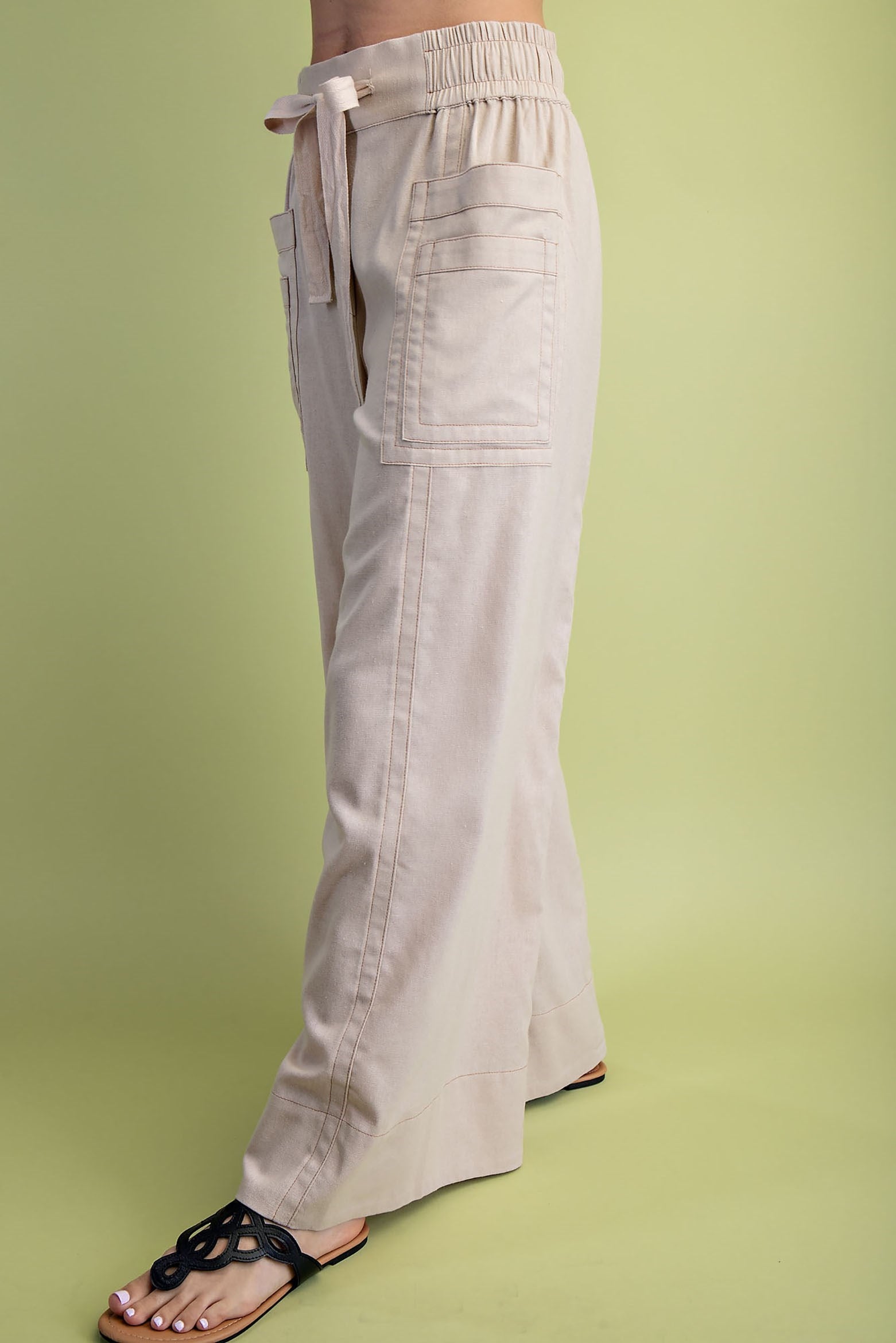 Jet-Setter Wide Leg in Sand