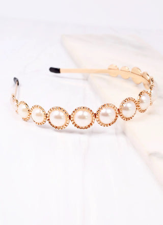 Korie Pearl Embellished Headband