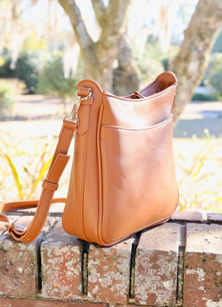 Bethany Crossbody in Camel