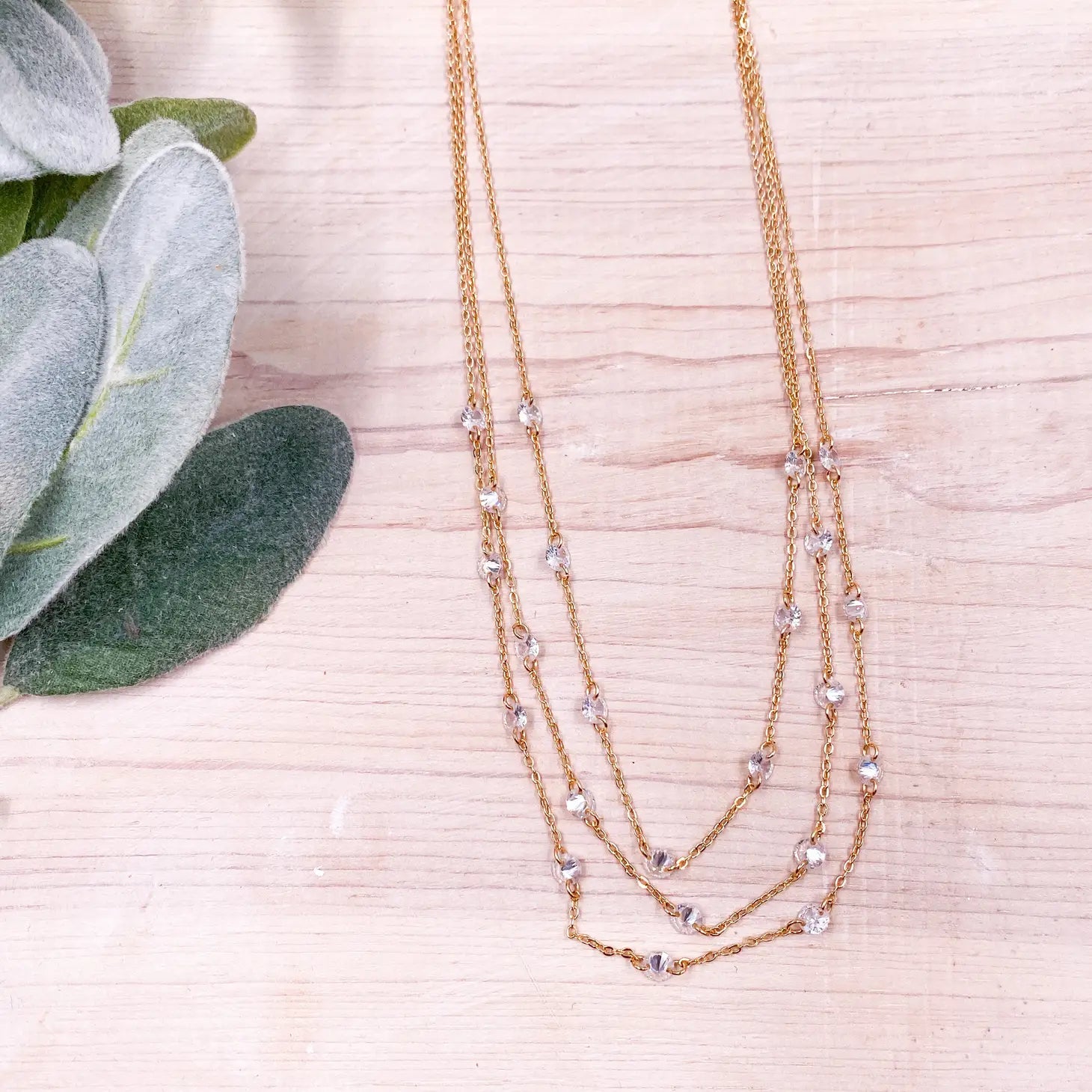 Beaded Layered Necklace