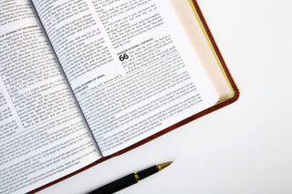 The KJV Study Bible - Chestnut Brown with Fish Engraved