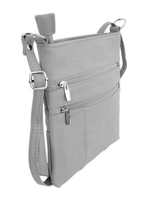 Zippity Doo Cowhide Leather Crossbody Shoulder Bag