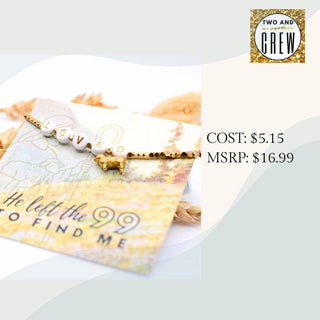 LOVED Scripture Christian Bracelet – He Left the 99
