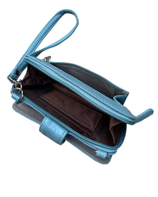 Phone Pouch with Credit Card Slots and Shoulder Strap