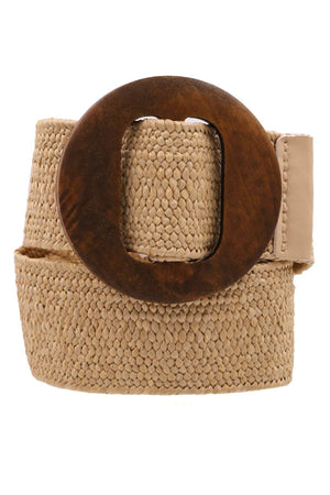 Large Wooden Circle Belt