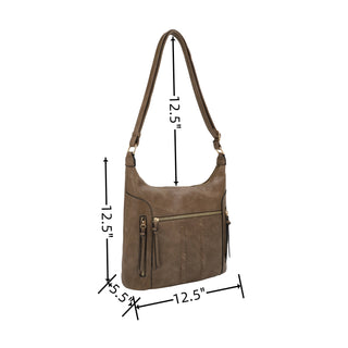 Olga Multi Pocket hobo Bag/crossbody and hobo bag