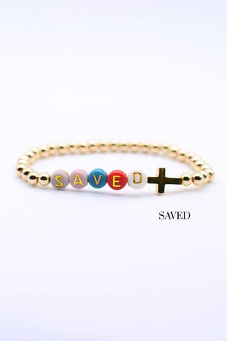 Gold Faith Word Bracelets – Christian Gift