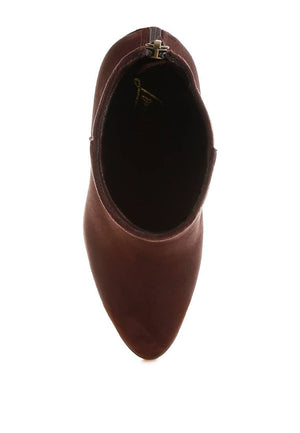 Eiger Women’s Block Heel Boots | Chic Almond Toe Boots