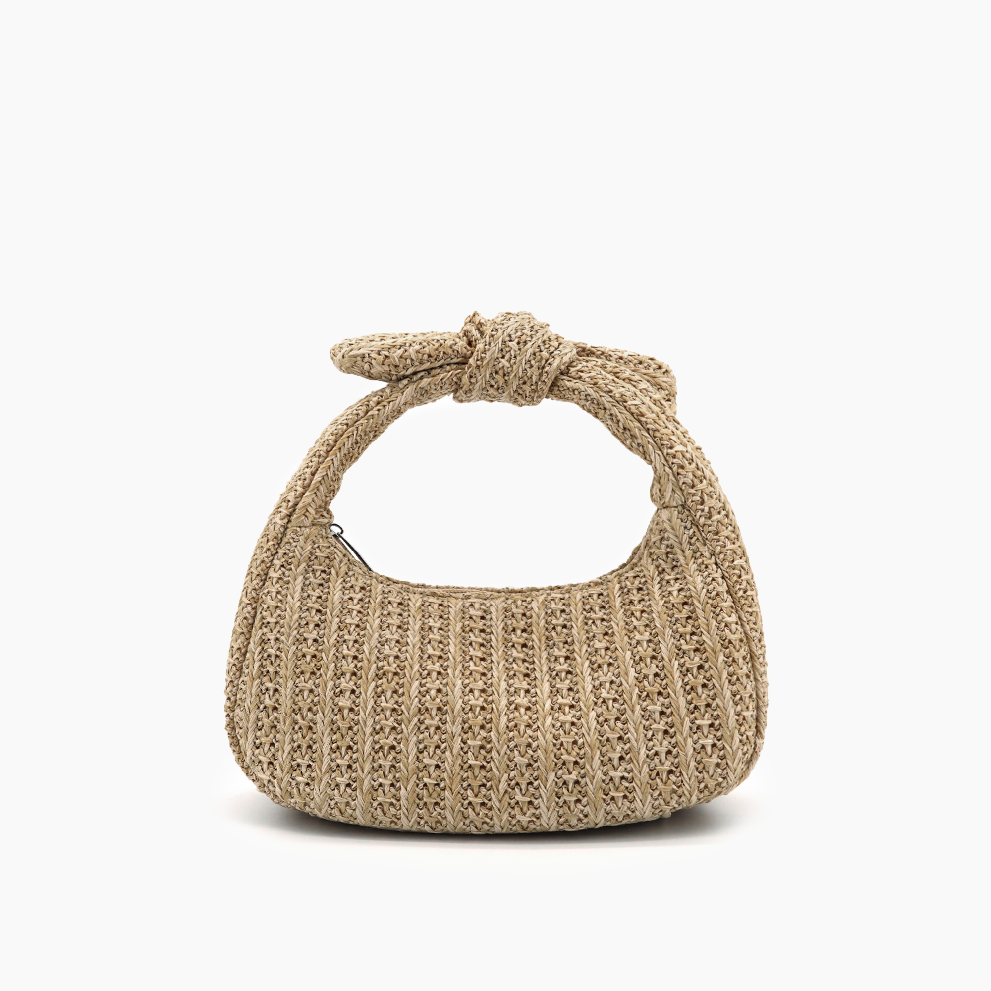 Aimee Mini Straw Top Handle Bag