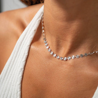 Sunburst Chain Necklace - 18K Gold PVD Stainless Steel