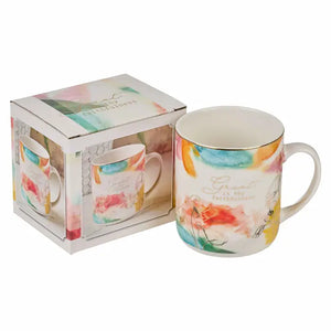 Floral Great Is Thy Faithfulness Mug