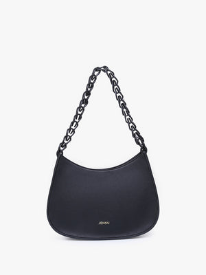 Petra Curved Chain Shoulder Bag