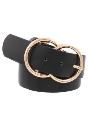 Faux Leather Belt in Curvy