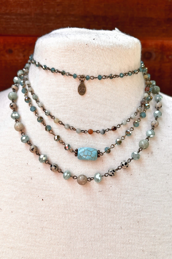 Selena Turquoise Beaded Necklace