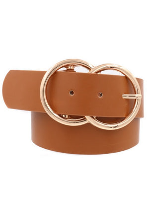 Faux Leather Belt in Curvy