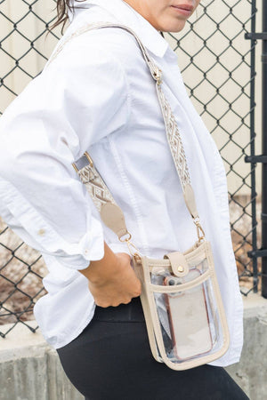 Logan Clear Crossbody Stadium Concert Bag