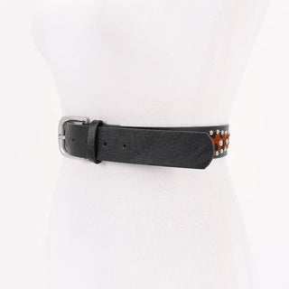 Classic Buckle Leather Belt
