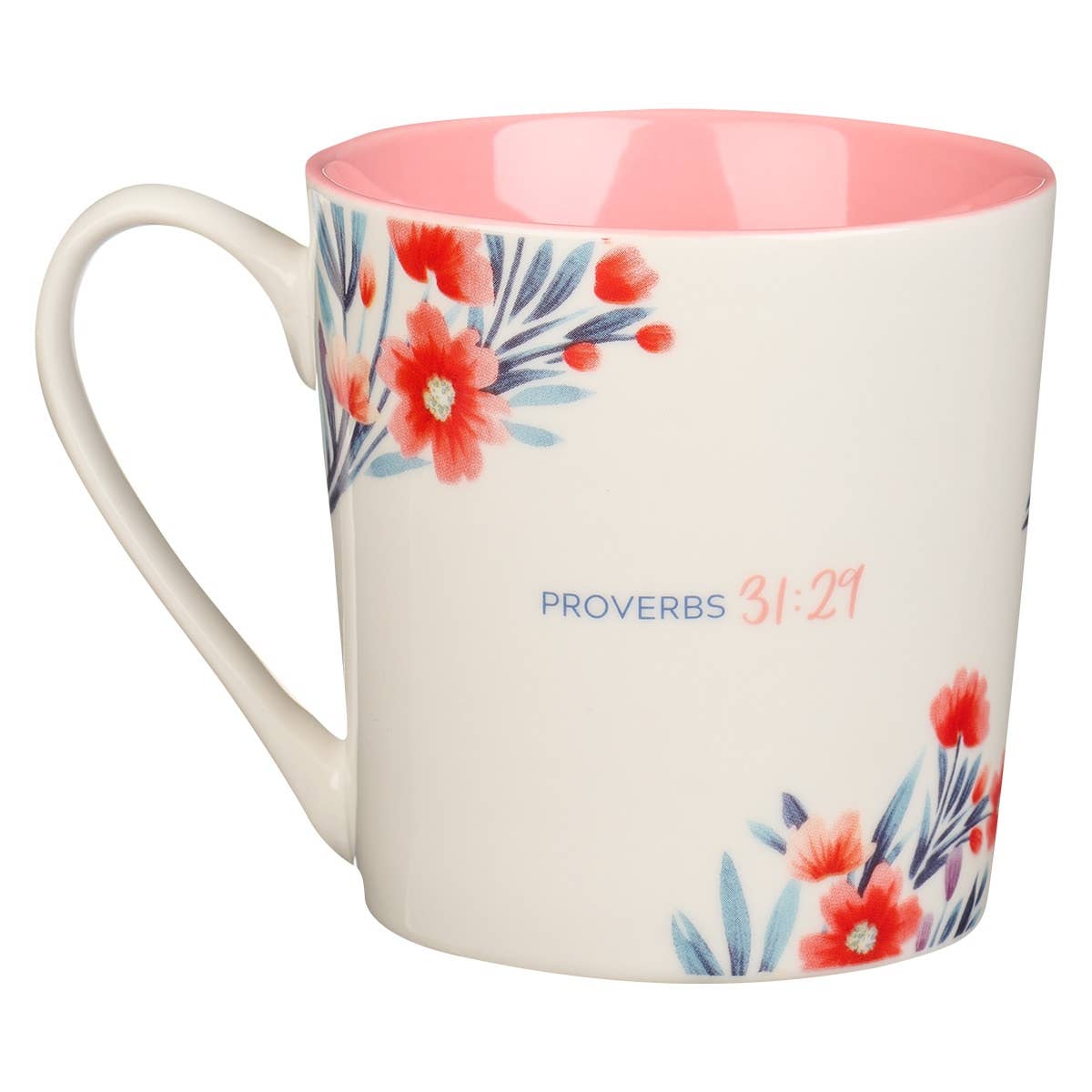 Mug White/Pink Sister Prov. 31:29