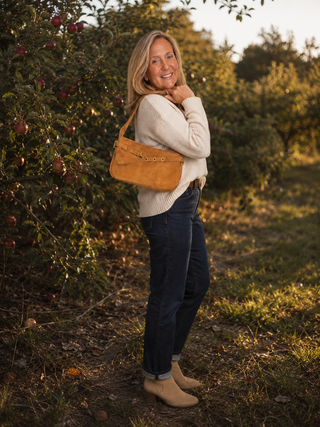 NEW! Bordeaux Buckle Bag