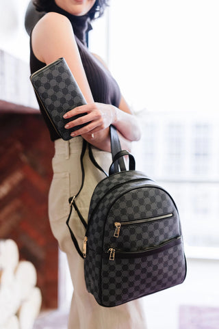 Camille Carry All Backpack  & Wallet