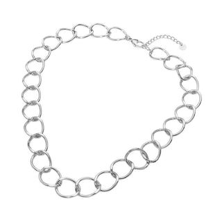 Chunk Link Chain Necklace - Stainless Steel