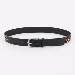 Classic Buckle Leather Belt