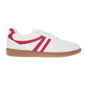 The Retro Rally Sneaker – Red & White