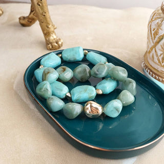 Boho Harmony – Chunky Acrylic Stretchy Bracelets