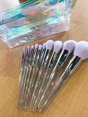 Iridescent Makeup Brush Set