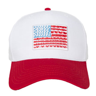 American Flag Two-Toned Hat